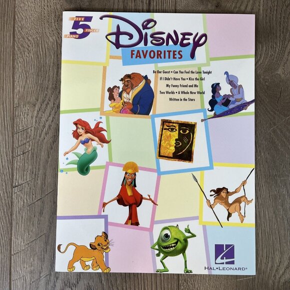 Disney Favorites for Five Finger Piano Sheet Music Hal Leonard - Picture 2 of 5